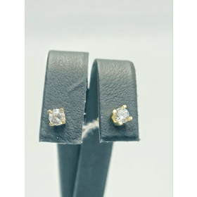 Сережки из желтого золота